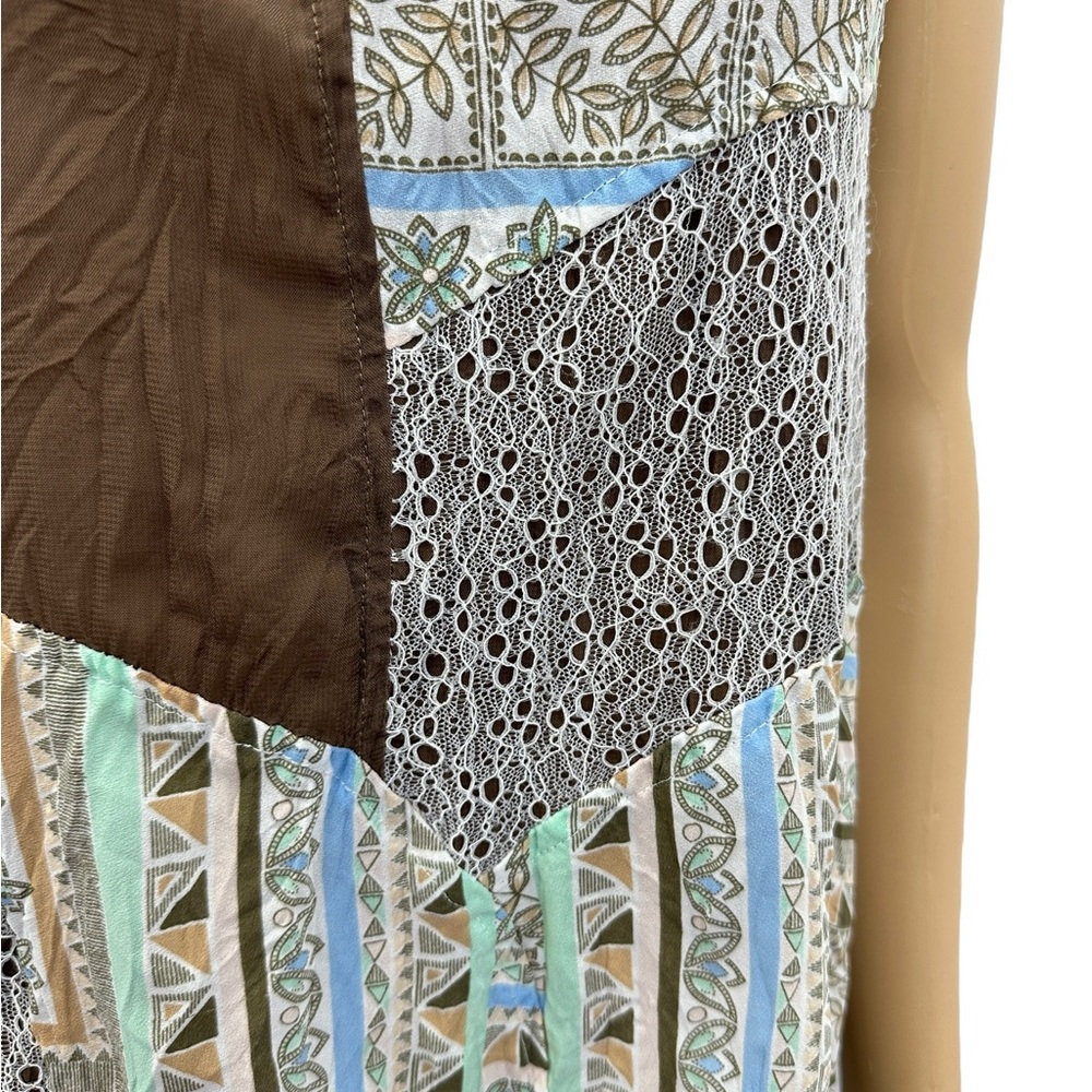 Threadz Australia Sleeveless Patchwork Asymmetric… - image 4